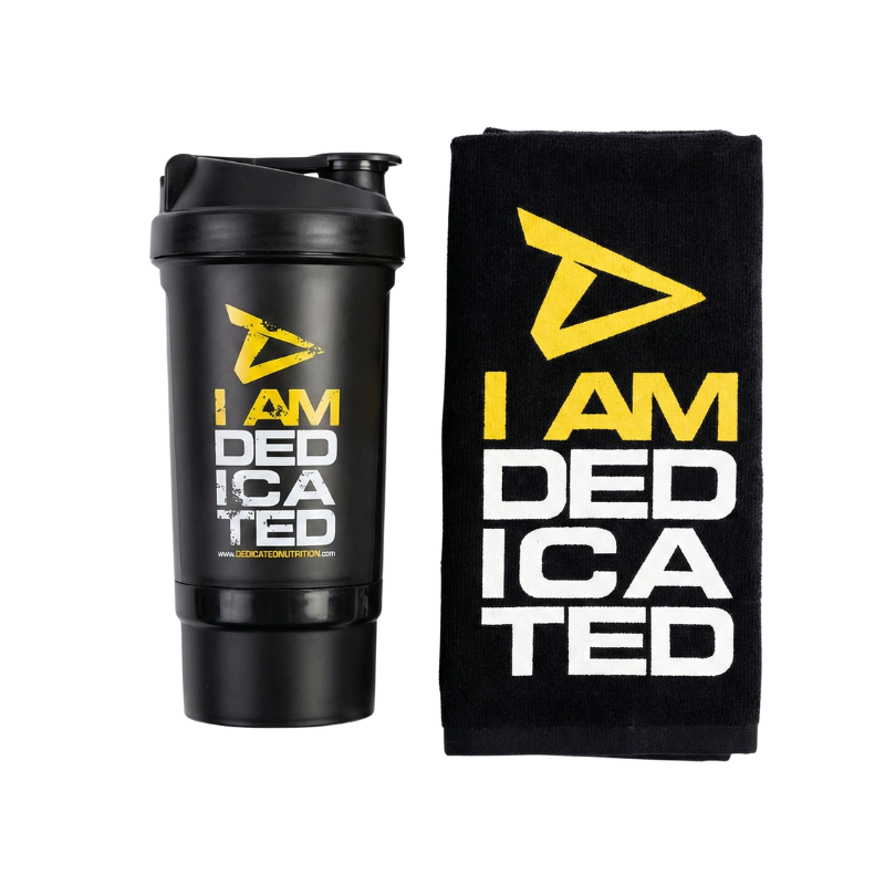 Regalo Dedicated (Toalla/Shaker)