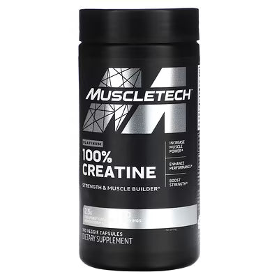Platinum 100% Creatine Monohydrate 100 caps.