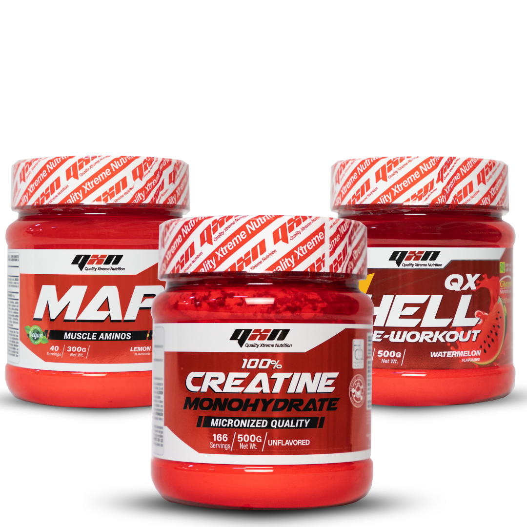 Pack Map 300gr + Creatine 500gr + Pre Workout 500gr