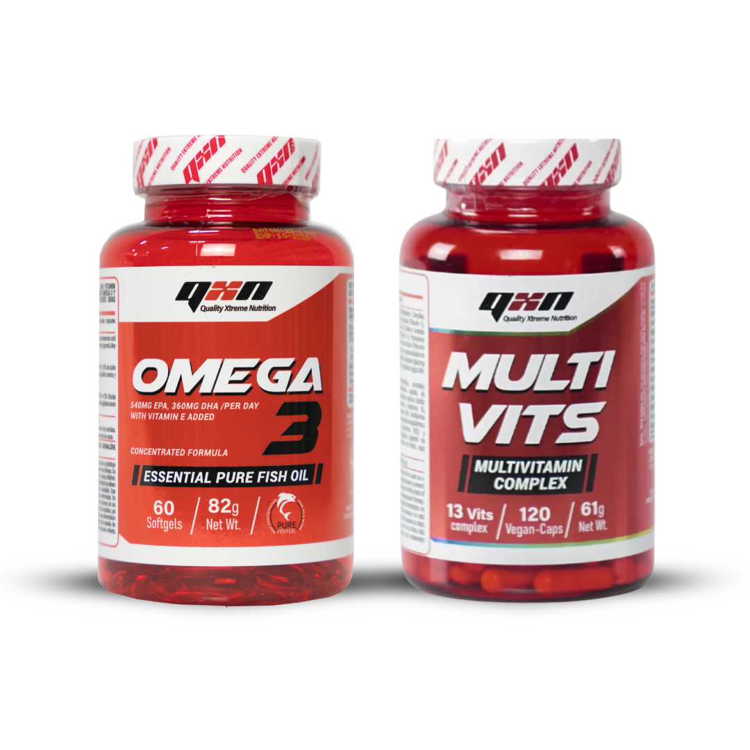 Pack Multi Vits 120caps + Omega 3 60softgels