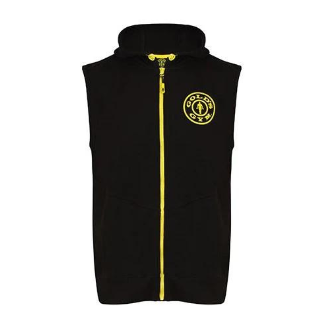 SUDADERA CAPUCHA SIN MANGAS GOLDS GYM