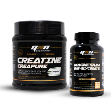 Pack Creapure 300gr + Magnesium Bisglycinate 100caps