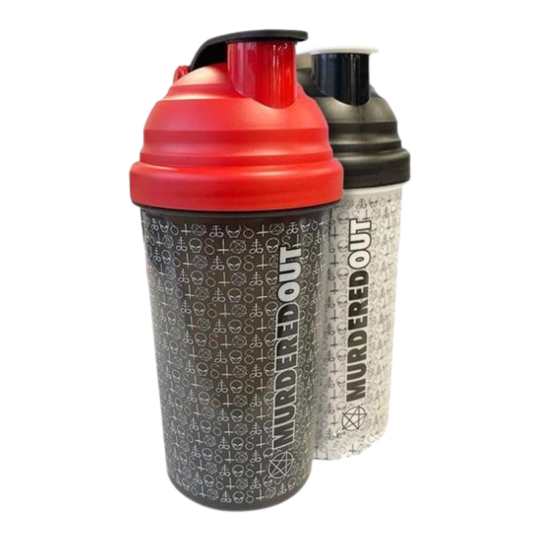 MURDERED OUT SHAKERMATE 600ML BLACK/RED
