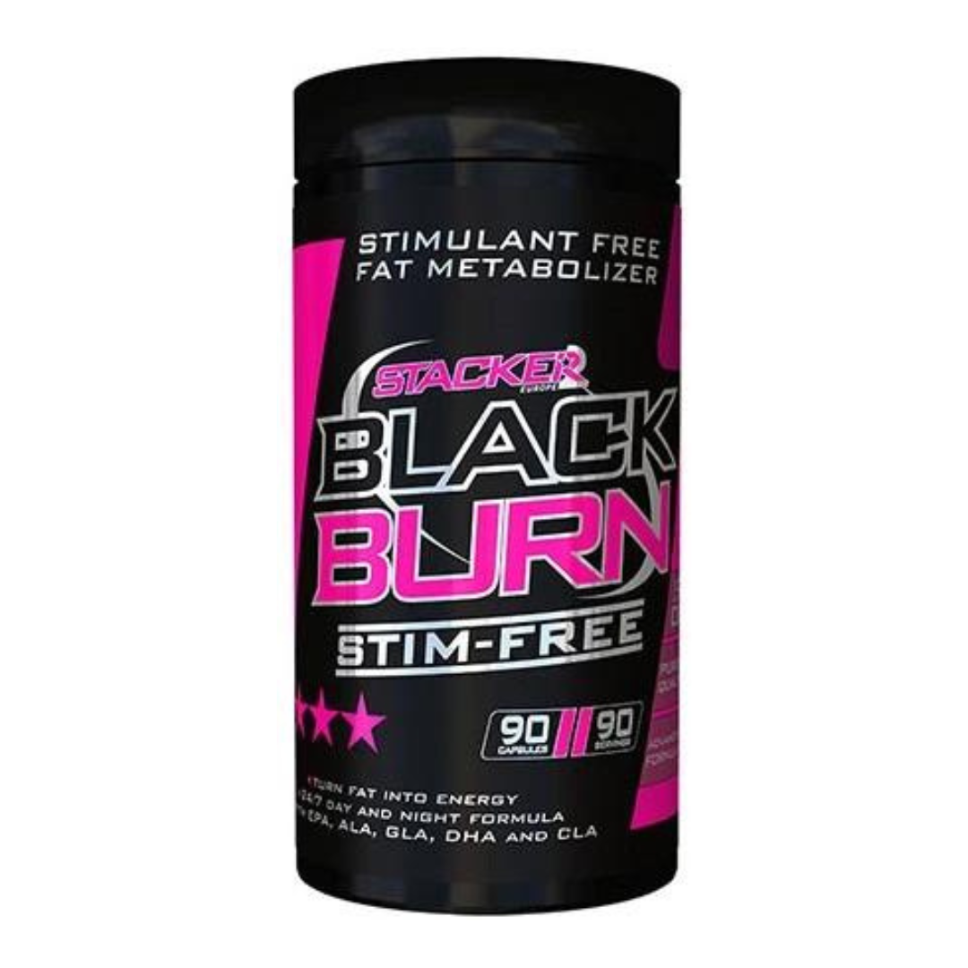 STACKER2 BLACK BURN STIM FREE - 90CAPS