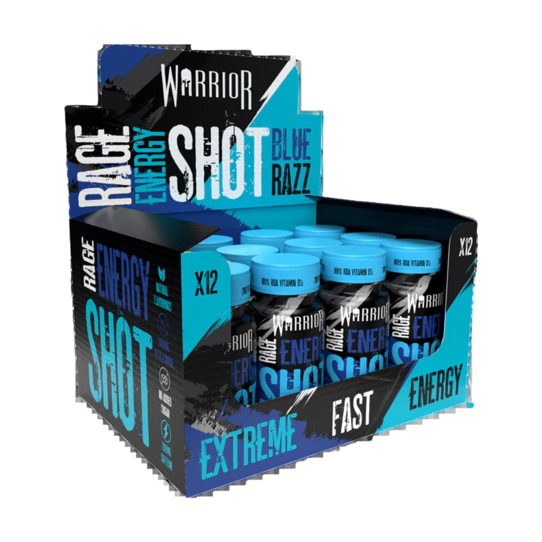 WARRIOR RAGE ENERGY SHOTS