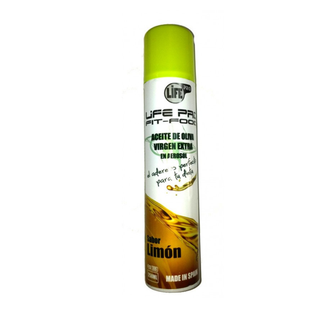 LIFE PRO FIT FOOD ACEITE SPRAY SABOR LIMON 250 ML.