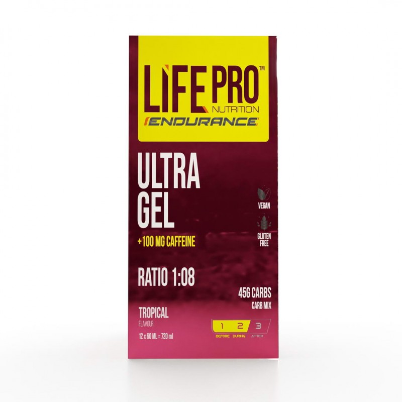 Life Pro Endurance Ultra Gel 1:08 Caffeine 12X60Ml