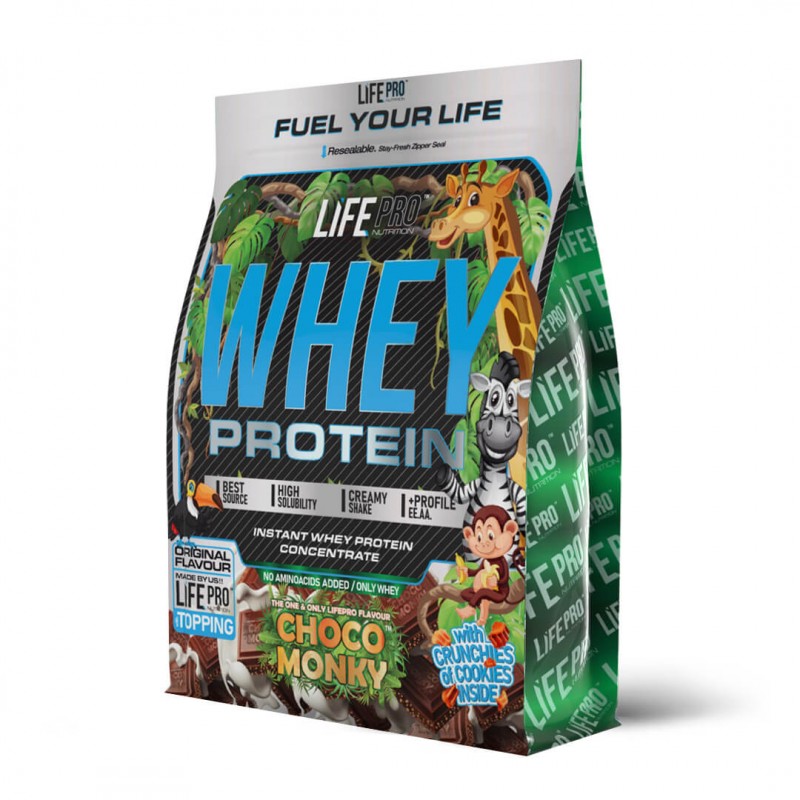 Life Pro Whey Choco Monky 1k Bag Edition