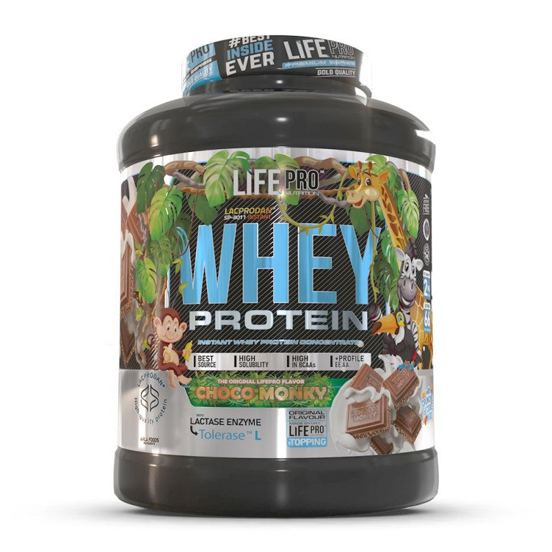 LIFE PRO WHEY CHOCO MONKY 2KG