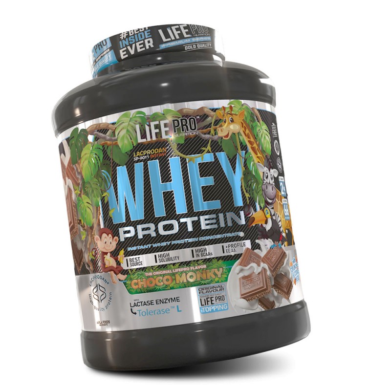 LIFE PRO WHEY CHOCO MONKY 2KG