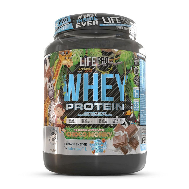 LIFE PRO WHEY CHOCO MONKY 1KG