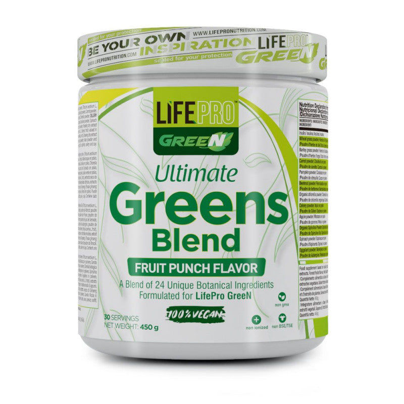 LIFE PRO ULTIMATE GREENS BLEND 450G